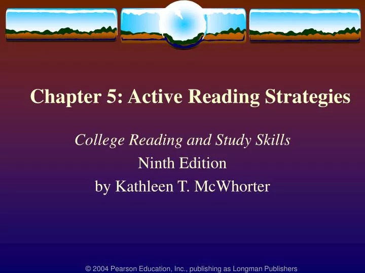 chapter 5 active reading strategies