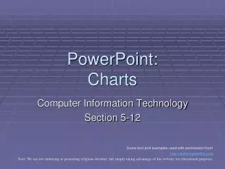 PowerPoint: Charts