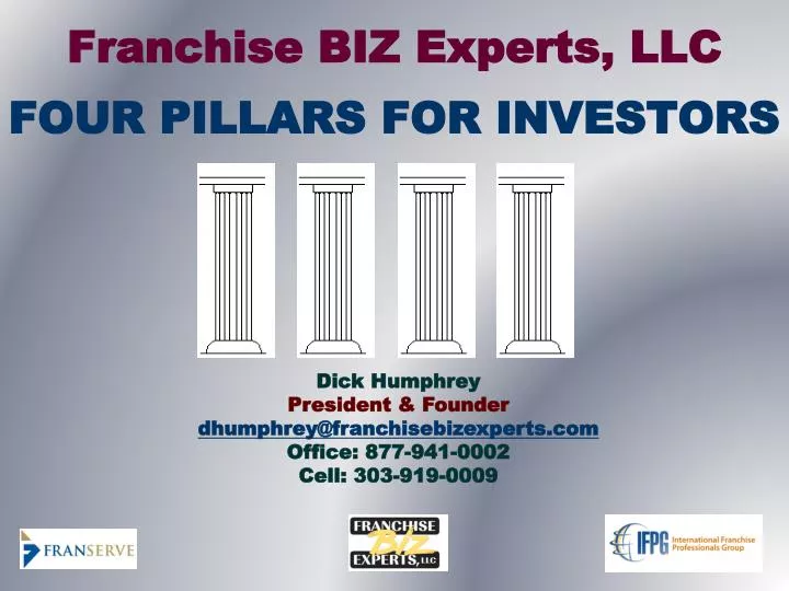 franchise biz experts llc four pillars for investors