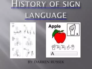 History of sign language
