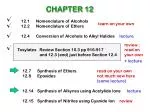 Synthesis and Nomenclature of Alcohols and Ethers: A Comprehensive Guide - slide 1