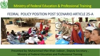 Ministry of Federal Education &amp; Professional Training