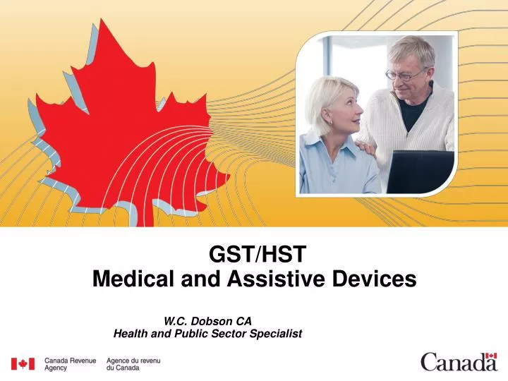 gst hst medical and assistive devices