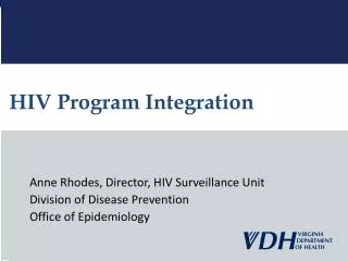 HIV Program Integration