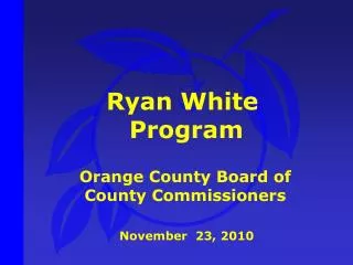 Ryan White Program