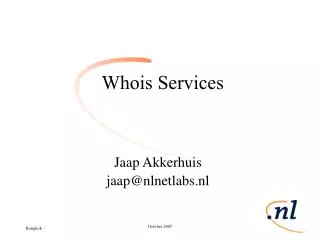 Whois Services