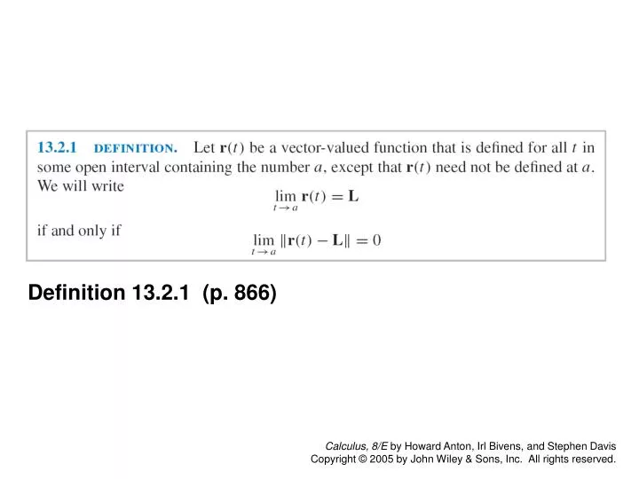 definition 13 2 1 p 866