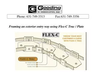 Framing an exterior entry way using Flex-C Trac / Plate