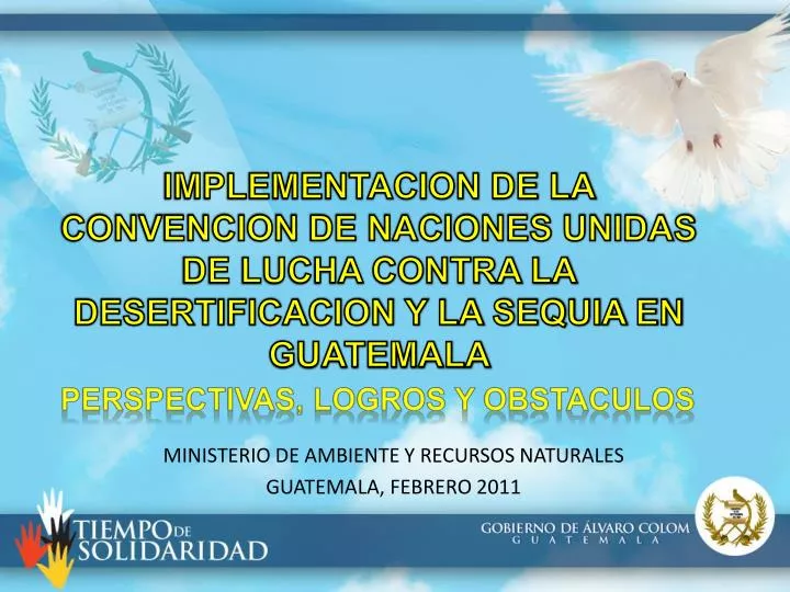 ministerio de ambiente y recursos naturales guatemala febrero 2011