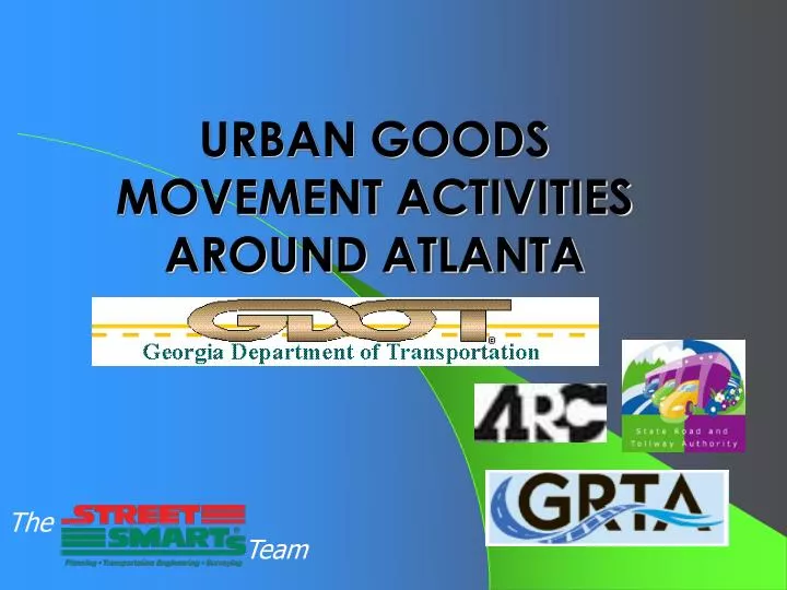 urban goods movement activities around atlanta