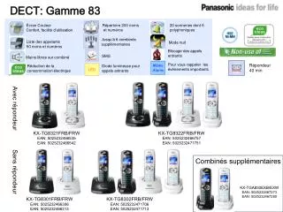 DECT: Gamme 83