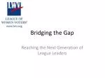 Bridging the Gap - slide 1