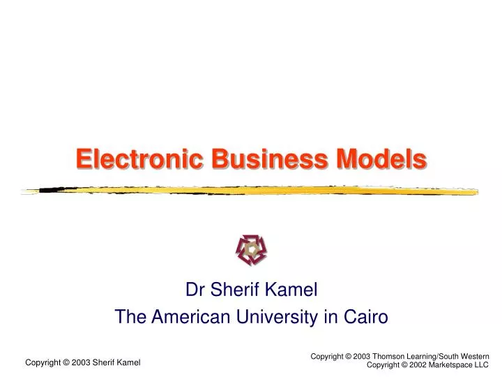 electronic business models