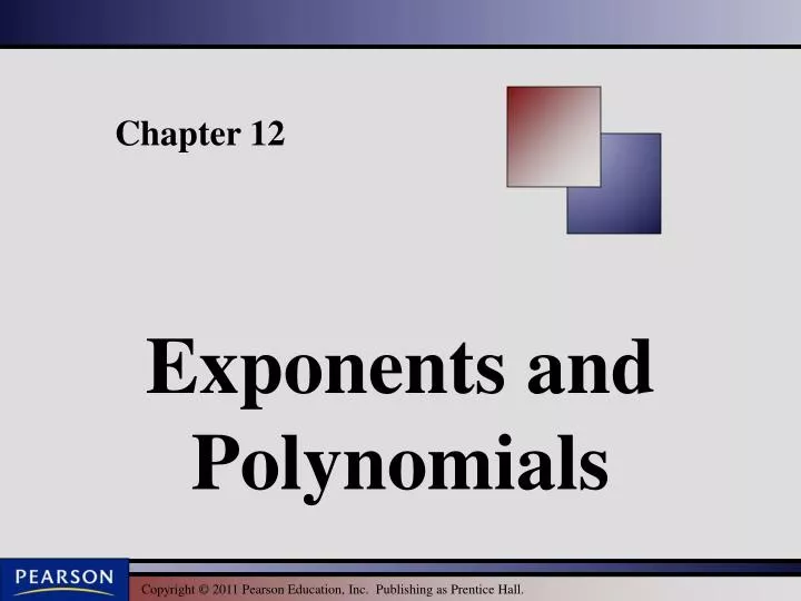 exponents and polynomials