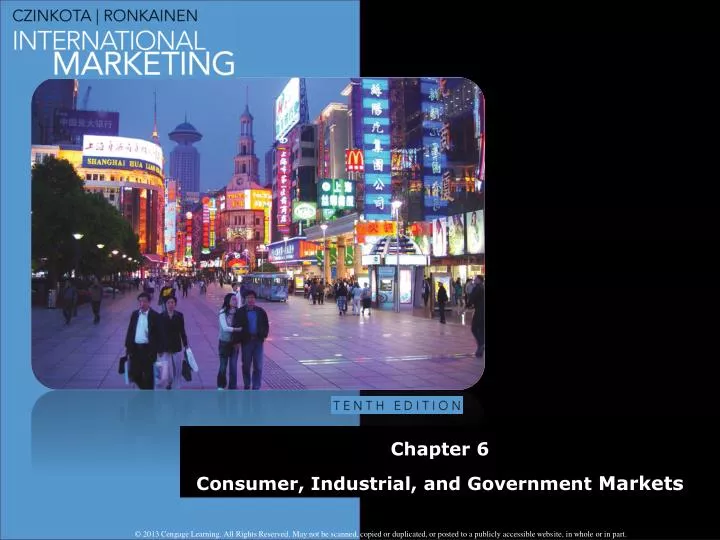 chapter 6 consumer industrial and government markets