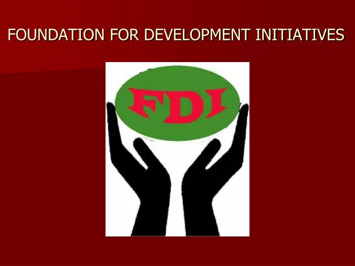 foundation for development initiatives