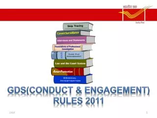 GDs(conduct &amp; engagement) rules 2011