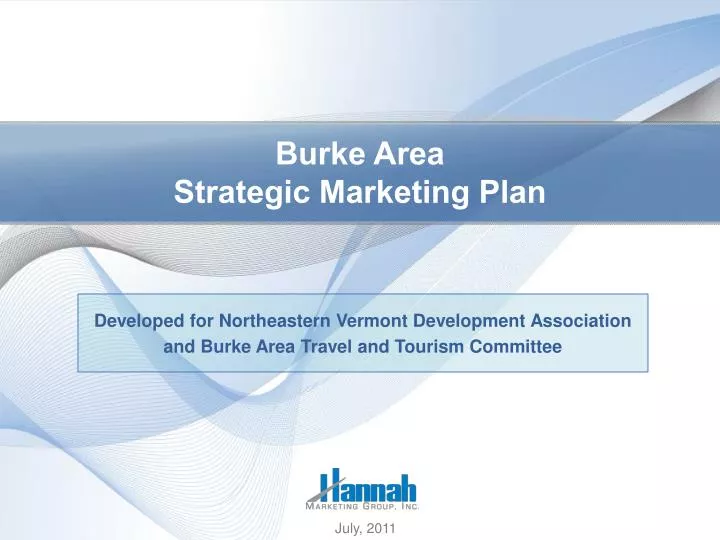 burke area strategic marketing plan