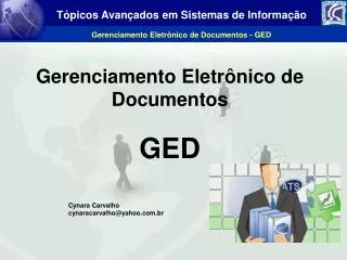 Gerenciamento Eletrônico de Documentos GED