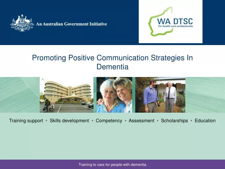 promoting positive communication strategies in dementia