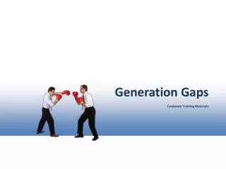 Generation Gaps Corporate Training Materials