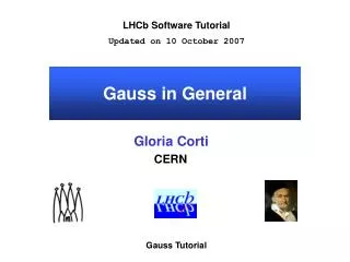 Gauss in General