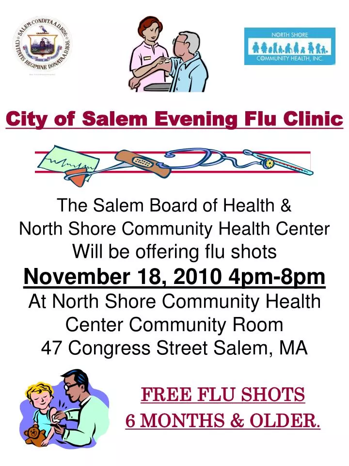 free flu shots 6 months older