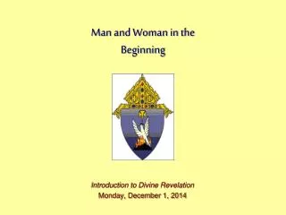 Man and Woman in the Beginning