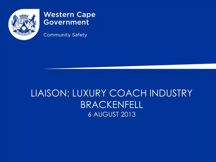 liaison luxury coach industry brackenfell 6 august 2013