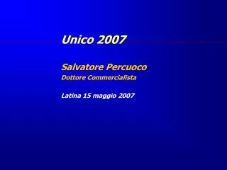 Unico 2007