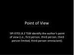 Point of View - slide 1