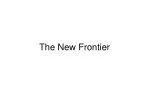 The New Frontier - slide 1