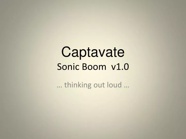 captavate sonic boom v1 0