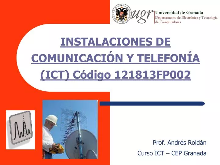 instalaciones de comunicaci n y telefon a ict c digo 121813fp002
