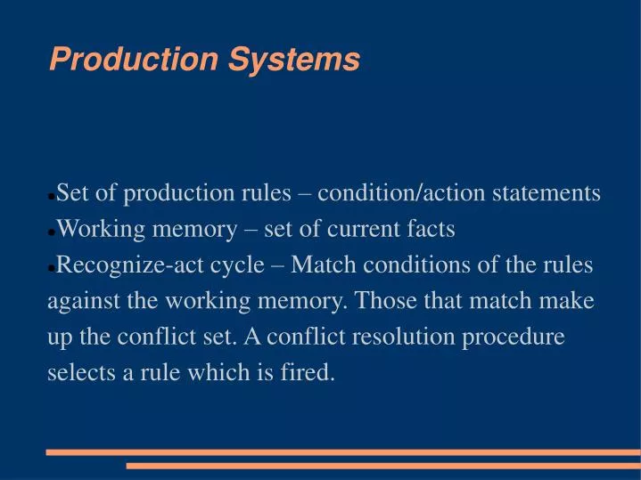 production systems