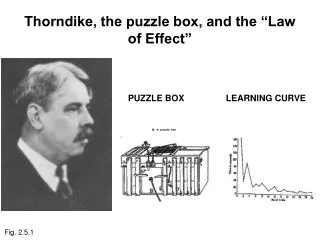Thorndike, the puzzle box, and the “Law of Effect”