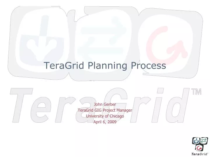 teragrid planning process