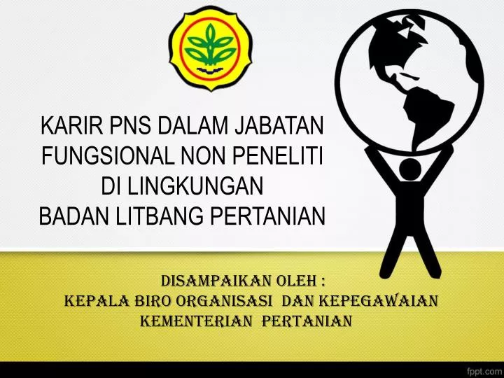 karir pns dalam jabatan fungsional non peneliti di lingkungan badan litbang pertanian