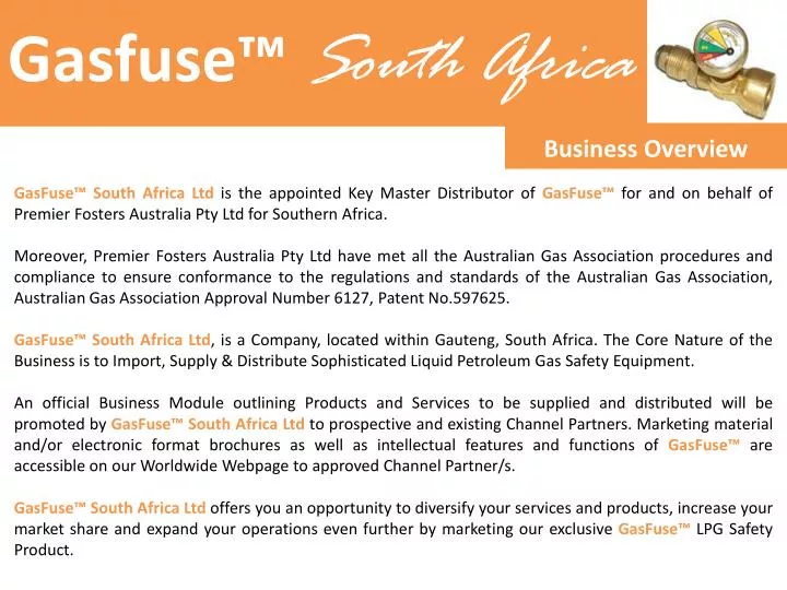 gasfuse south africa