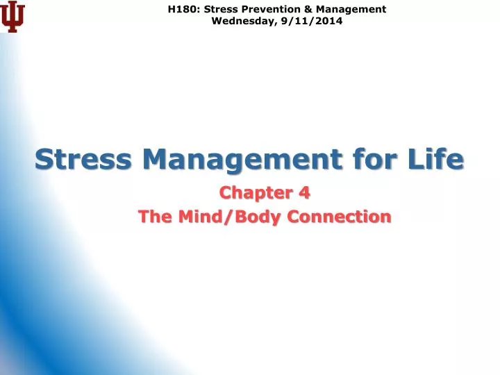 stress management for life