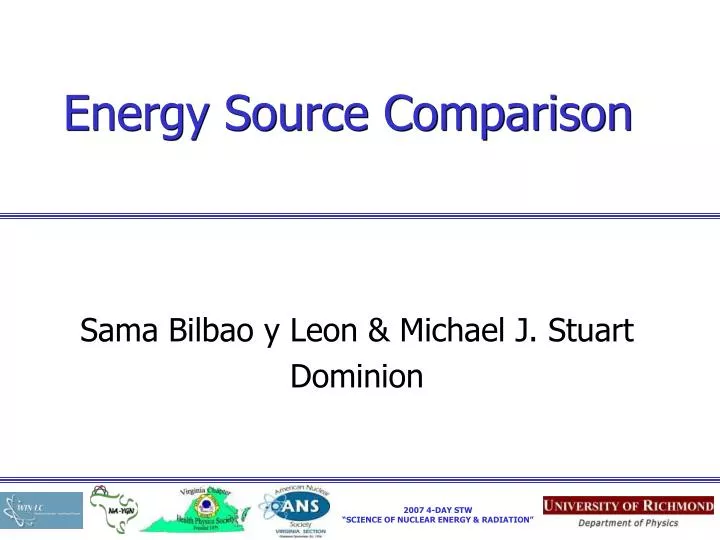 energy source comparison