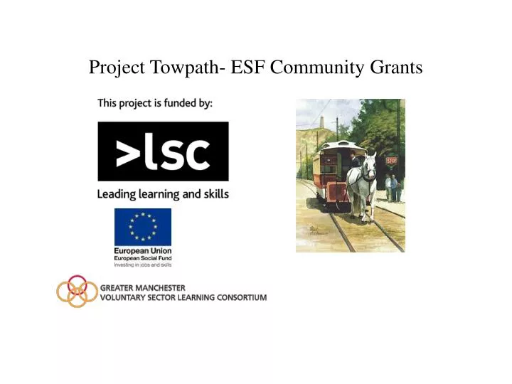 project towpath esf community grants