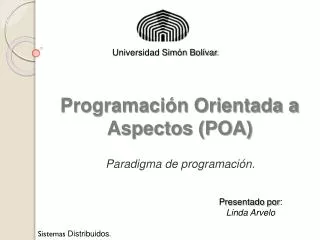 Programación Orientada a Aspectos (POA)