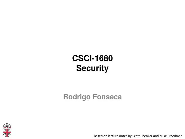csci 1680 security
