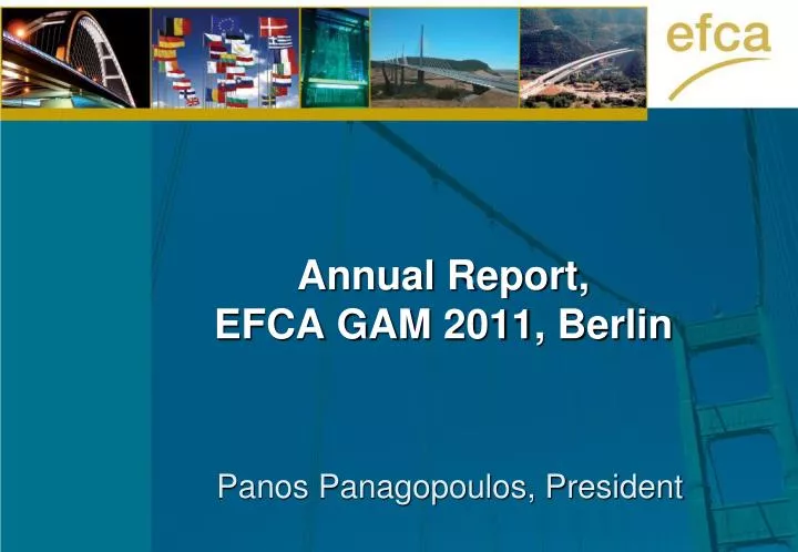 annual report efca gam 2011 berlin