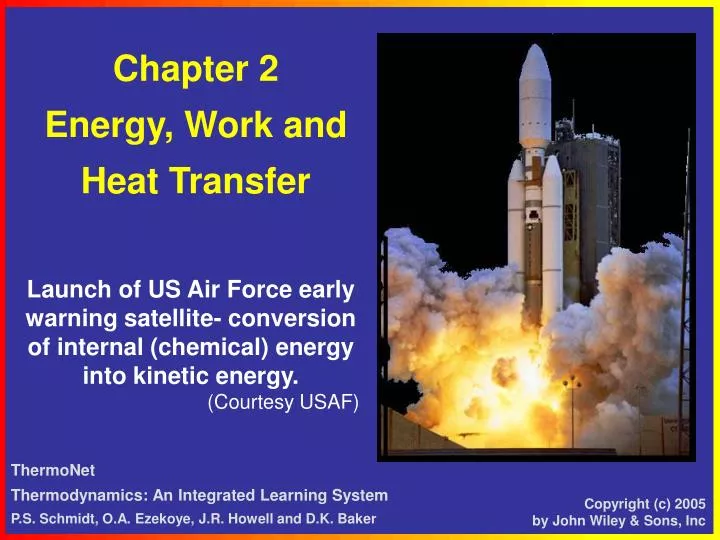chapter 2 energy work and heat transfer