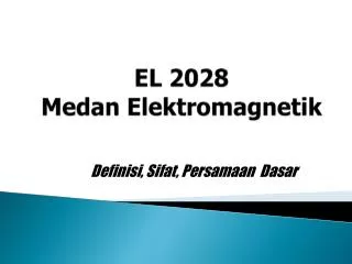 EL 2028 Medan Elektromagnetik