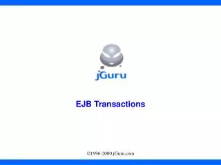 EJB Transactions