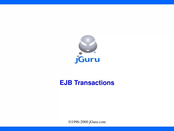 ejb transactions