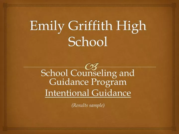 emily griffith high school